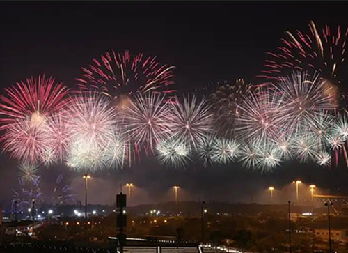 淳安县焰火晚会